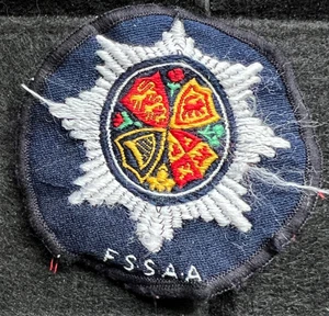 F.S.S.A.A. (ASOCIADO DE DEPORTES Y ATLETISMO DEL SERVICIO DE BOMBEROS.) INSIGNIA PARCHE TELA CREST - Imagen 1 de 5