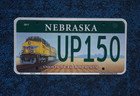 2011 Nebraska RAILROAD - TRAIN License Plate Sample