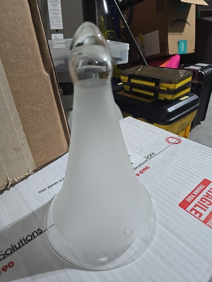 Lámpara de araña Kichler Lighting Raindrops 9 luces de repuesto pantalla de vidrio esmerilado Foto 1 de 2