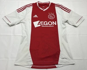AJAX AMSTERDAM FC 2013 Football Jersey Home White Adidas Original Mens Small - Picture 1 of 11