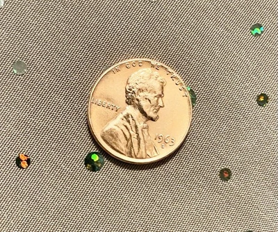 1963 D Lincoln Memorial penny Excellent Condition ~L on Edge Error - - Image 1 of 2