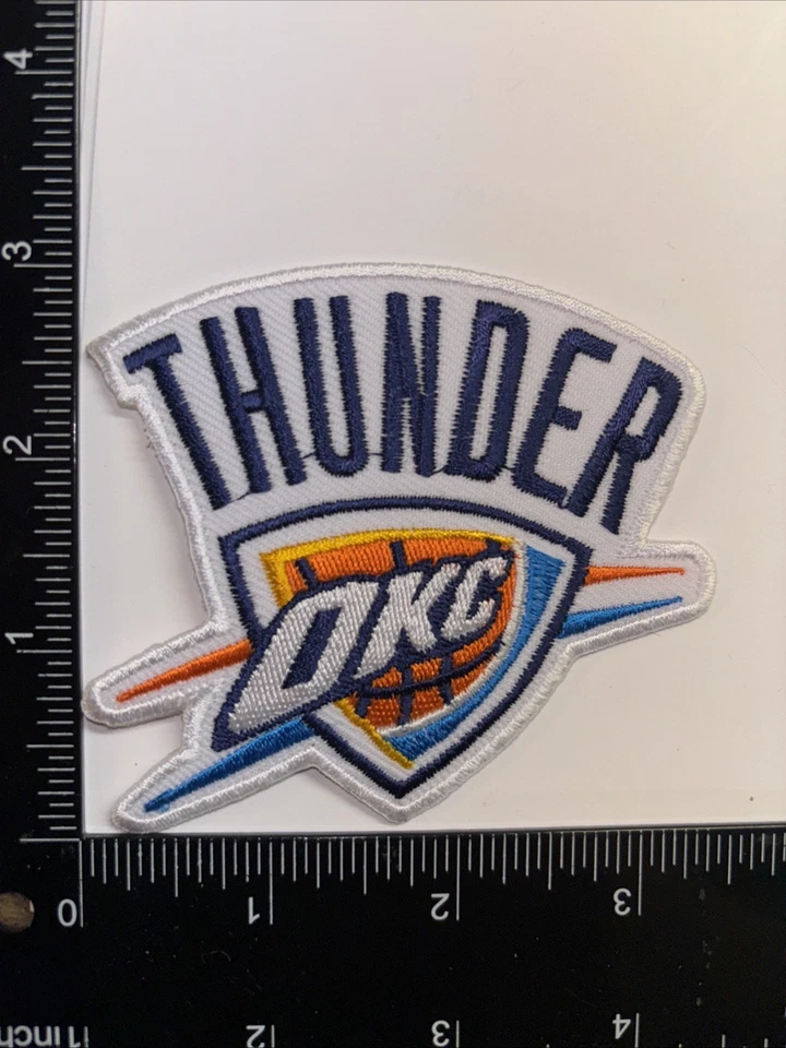 Oklahoma City thunder iron on patch