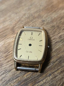 Vintage OMEGA De ville Gold Case & Dial Women's No Movement. No Crown Lot # 5 - Picture 1 of 3