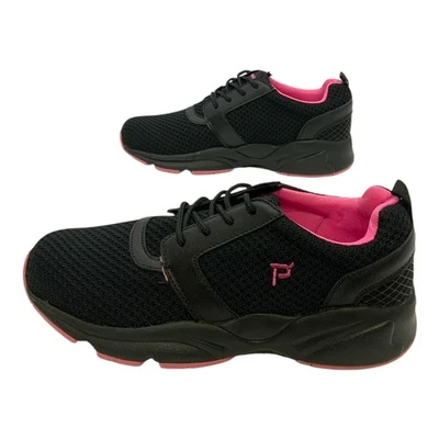 Propet Stability X 步行鞋黑色/浆果美国女式 10.5 M(B) — 第 1/4 张图片