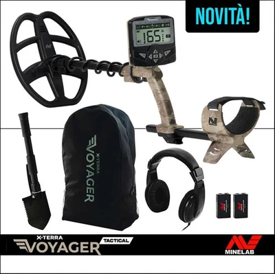 METAL DETECTOR X-TERRA VOYAGER TACTICAL MINELAB CERCA METALLI ORO MONETE