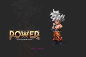 Son Goku Ultra Instinct Resin Power Studio Dragon Ball WCF Figure 9.4cm Presale - Picture 1 of 2