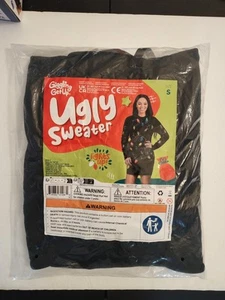 Damen leuchtendes hässliches Weihnachtspulloverkleid mit bunten Glühbirnen Größe S - Bild 1 von 7