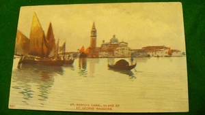 St. Marco's Canal postcard St. George Maggoire Italy 1908 A1-4 - Picture 1 of 2
