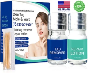 Skin Tag Remover and Repair Liquid Mole Corrector Wart Skintag Foot Corn removal - Picture 1 of 8