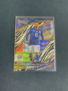 2020 Panini Select UEFA EURO #1265 Stefano Sensi Zebra Prizm Case Hit SSP - Picture 1 of 2