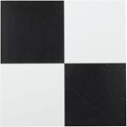 Tivoli Black White Self Adhesive Vinyl Floor Tile 45 Tiles Per 45 Sq Ft