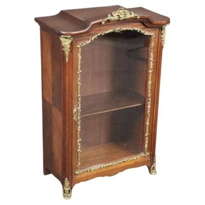 Salesman's Sample French Louis XV Wall Mounted Vitrine Display Cabinet - Image 1 of 4
