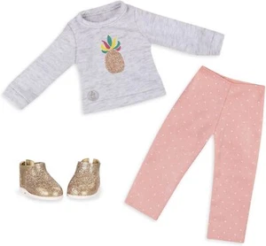 Prendas para el torso y pantalones vestidos para deslumbrar para niñas brillantes de Battat - ropa de muñeca juguetes para niños - Imagen 1 de 8
