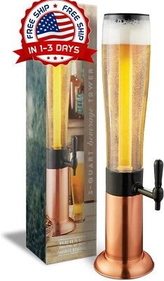 Dispensador de Alcohol y Cerveza fácil limpieza y recambio Latón Plástico США НОВЫЙ - Изображение 1 из 4