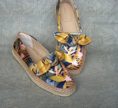 Alpargatas tropicales planas sin cordones Antonio Melani talla 6,5 Foto 1 de 4
