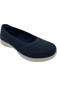 Skechers GO Step Lite Vegan Washable Knit Skimmers Glimmer Navy - Picture 1 of 3