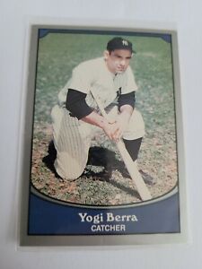 Yogi Berra Catcher Baseball Legends Card # 7 Pacific Trading Cards 1990