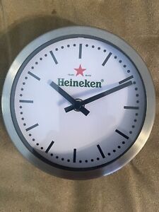 Heineken Clock 6x6 Runs On 1 Double A Battery  Brand New In Box