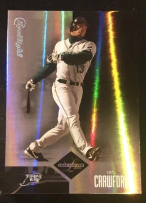 2004 Leaf Limited #239 CARL CRAWFORD Silver Spotlight SP #d 4/50! - Image 1 of 2