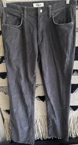 ROWM Soft Knit Comfort Stretch Straight Leg Jeans Mens 34 X 32 Charcoal Gray - Picture 1 of 6