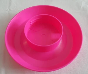 NEW Little Giant Round Poultry Waterer Base by Miller Mfg Co HOT PINK - Picture 1 of 3