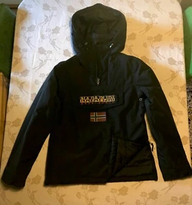 GIACCA ANORAK NAPAPIJRI RAINFOREST CON CAPPUCCIO. DA DONNA. Taglia M. USATA - Foto 1 di 20