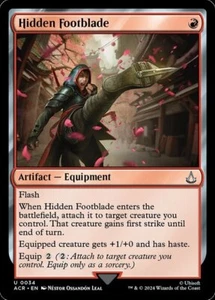 MTG HIDDEN FOOTBLADE 34 FOIL EXC - LAMA CELATA DA STIVALE - ACR EN - MAGIC - Picture 1 of 1