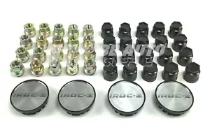 NEW Wheel Center Caps 16" w/ Lug Nuts Black Covers Set for 88-90 IROC Z Camaro - Picture 1 of 5