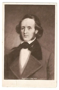 ARTISTA FIRMADO 53 - FELIX MENDELSSOHN (COMPOSITOR ALEMÁN) (Foto Real) - Imagen 1 de 2