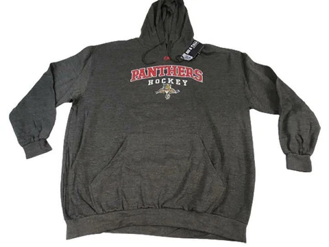 New Florida Panthers Mens Sizes 4XL-5XL-6XL Gray Majestic Hoodie Cover
