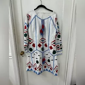 Raro Mini Abito Yargici Vintage Donna Taglia 34 (XS) Azteco - Foto 1 di 10
