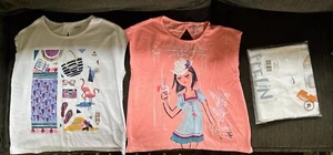 Girls Gymboree L 10–12 Set Of 2 T Shirts And One XL 14 T Shirt Cute Designs! - Picture 1 of 10