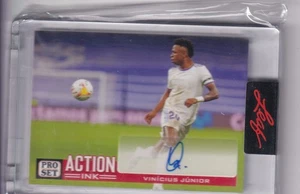 2022 Leaf Pro Set Sports VINICIUS JUNIOR Action Ink AUTO Autographs BRAZIL SP JR - Picture 1 of 1