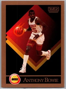 1990-91 SkyBox #105 Anthony Bowie Houston Rockets - Picture 1 of 2