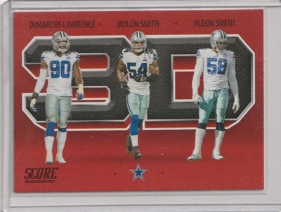 dallas cowboys red parallel football  card - Image 1 of 2