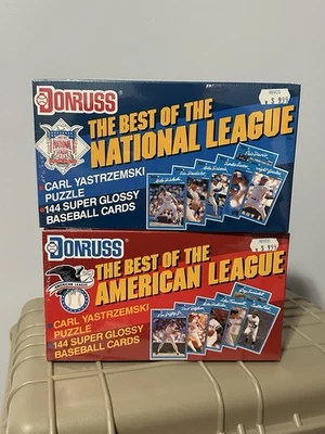 1990 Donruss Béisbol Lo mejor de la Liga Americana y Nacional Juegos de Fábrica Sellados Foto 1 de 2