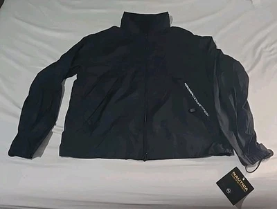 Chaqueta de Competición Nautica DE COLECCIÓN Para Hombre (M) Calce Relajado Años 90 Negro Equipo de Vela Foto 1 de 4