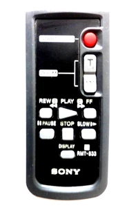 SONY CAMCORDER REMOTE CONTROL RMT-833 for DCRHC37E DCRHC38E DCRHC45E - Picture 1 of 1