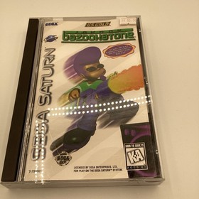 Tested Authentic Johnny Bazookatone (Sega Saturn, 1996) CIB Complete W/ Reg Card