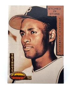 1993 Ted Williams TRIBUTE Etched in Stone #ES1 ROBERTO CLEMENTE - HOF - Pirates - Picture 1 of 3