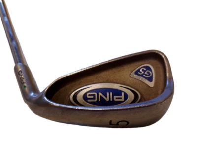 Ping G5 5 Hierro CS Lite Flex Regular Eje de Acero + 1/2" Punto Verde Nuevo Agarre Foto 1 de 3