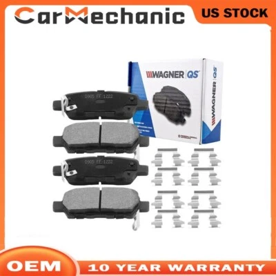Pastillas de freno traseras de cerámica Wagner para Nissan Altima Murano Infiniti FX37 M37 M45 Foto 1 de 4