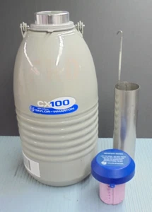 Taylor Wharton CX-100-11M Liquid Nitrogen Dewar Shipper 4.1 Liter Capacity - Picture 1 of 10