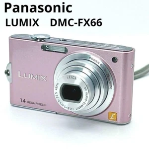 Panasonic LUMIX DMC-FX66 Pink Compact Digital Camera - Picture 1 of 10