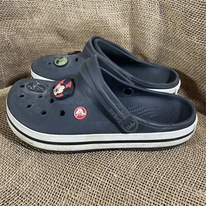 Crocs Classic Clog Flat Slip On Shoe Women's 8 Men’s 6 Black Comfort Casual - Picture 1 of 8