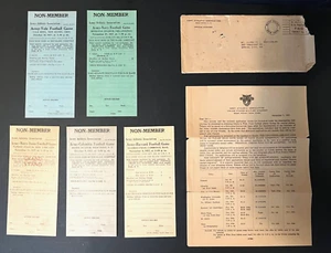 1937 Army Football Ticket Order Forms with Navy & Notre Dame - Picture 1 of 1