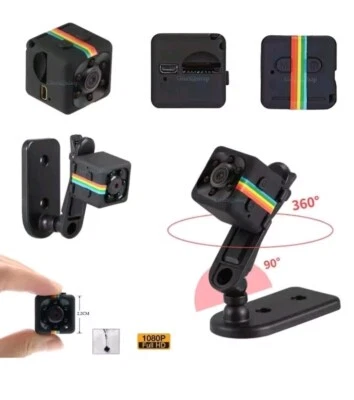 TELECAMERA CAM SQ11 FULL HD MINI DV MICRO CAMERA INFRAROSSI - Immagine 1 di 2