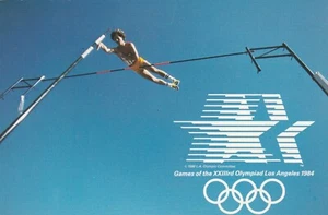 Continental Postcard 1984 Los Angeles Olympic Games California Summer Olympic - Picture 1 of 2