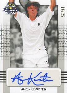 LEAF 2018 GRAND SLAM AARON KRICKSTEIN #BA-AK1 16/25 SILVER AUTOGRAPH CARD