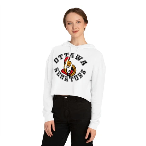 Ottawa Senators Cropped Hoodie | Cropped Hoodie sml - 2XL | Football Fashion Cover